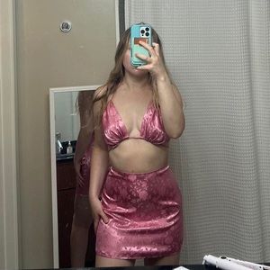 Purrr Melrose Two Piece Pink Set XS